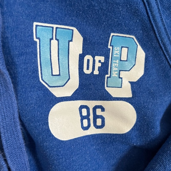 Victorias Secret Pink blue hooded sweatshirt - Picture 6 of 12